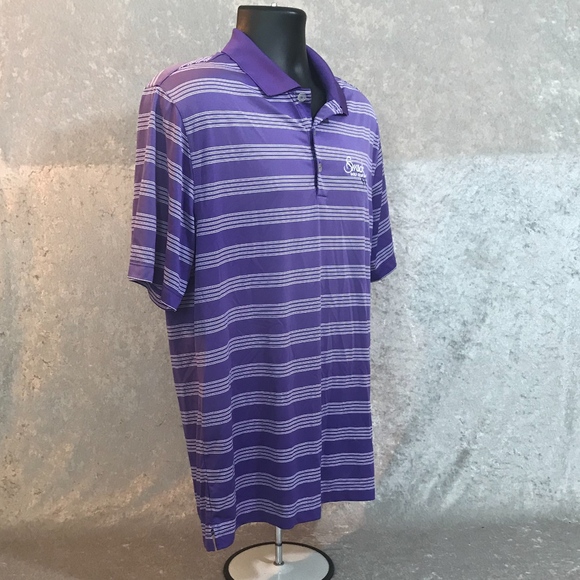 NIKE GOLF DRI-FIT "SMOCK GOLF COURSE" POLO SHIRT - Picture 2 of 7